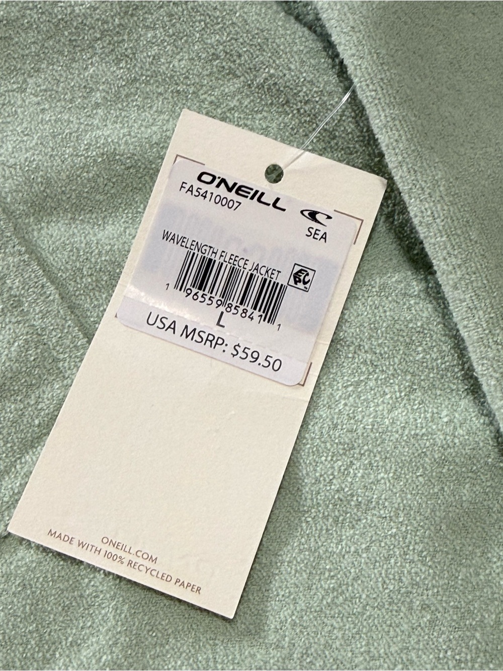 NWT O’Neill Wavelength Fleece Women's Shacket Jacket - Size Large - Picture 6 of 7